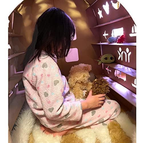 Lam’s Cardboard Indoor DIY Playhouse Toy – Customizable Indoor Playhouse for Kids, Great Educational Gift That Help Maximize Kids’ Creativity While Creating Sweet Childhood Memories