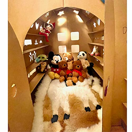 Lam’s Cardboard Indoor DIY Playhouse Toy – Customizable Indoor Playhouse for Kids, Great Educational Gift That Help Maximize Kids’ Creativity While Creating Sweet Childhood Memories