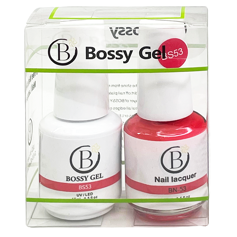 Bossy Gel Duo - Gel Polish + Nail Lacquer (15ml) # BS53