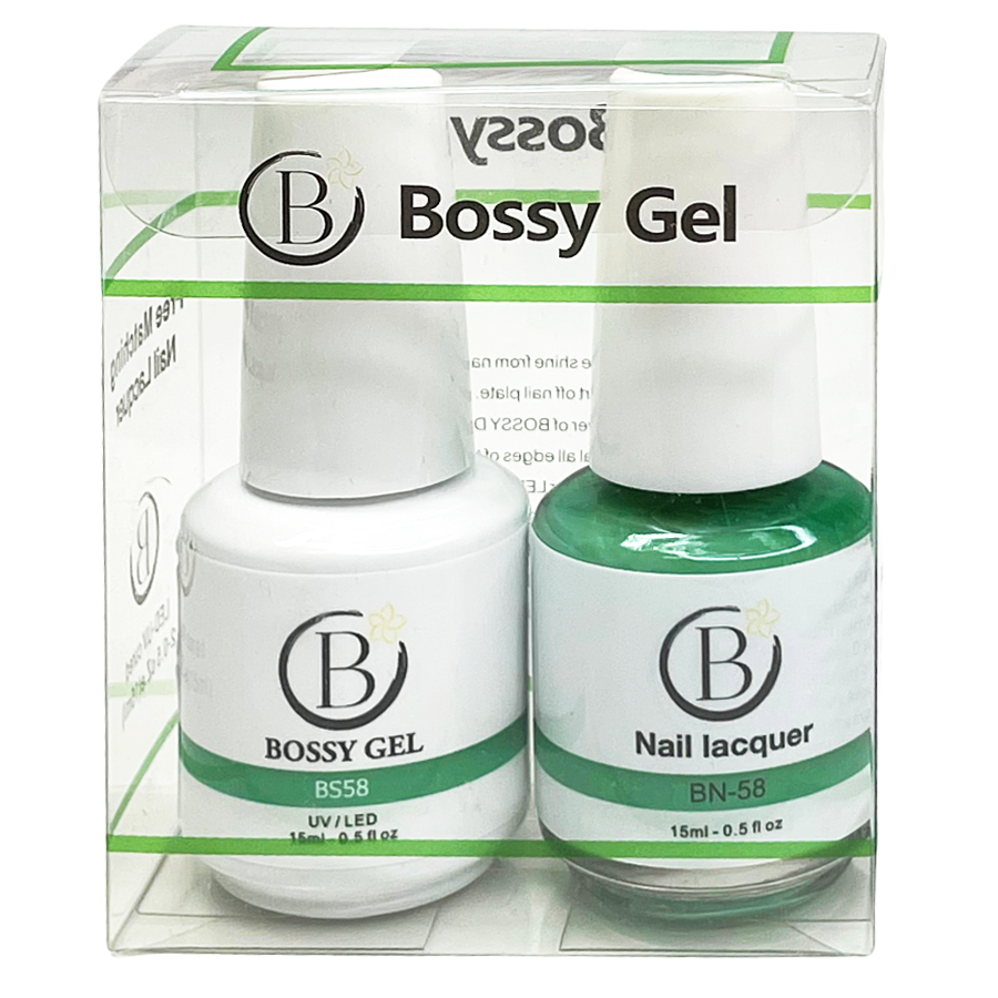 Bossy Gel Duo - Gel Polish + Nail Lacquer (15ml) # BS58