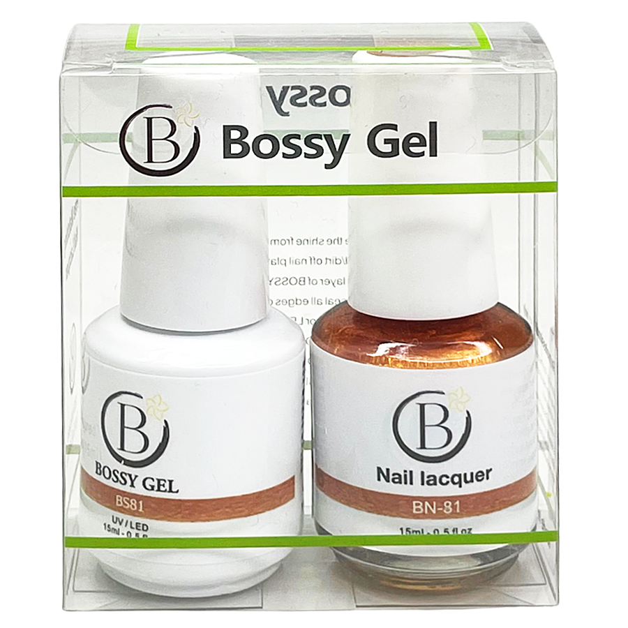 Bossy Gel Duo - Gel Polish + Nail Lacquer (15ml) # BS81