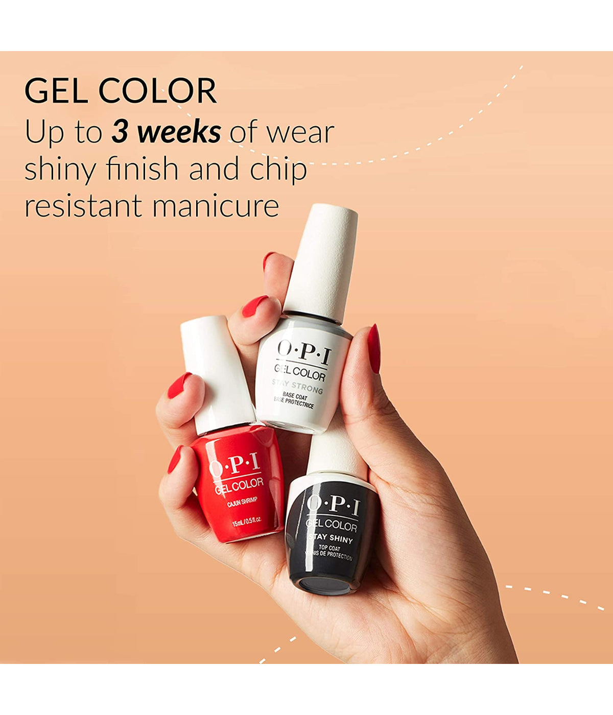 OPI GelColor, Classics Collection, Chick Flick Cherry, 15mL