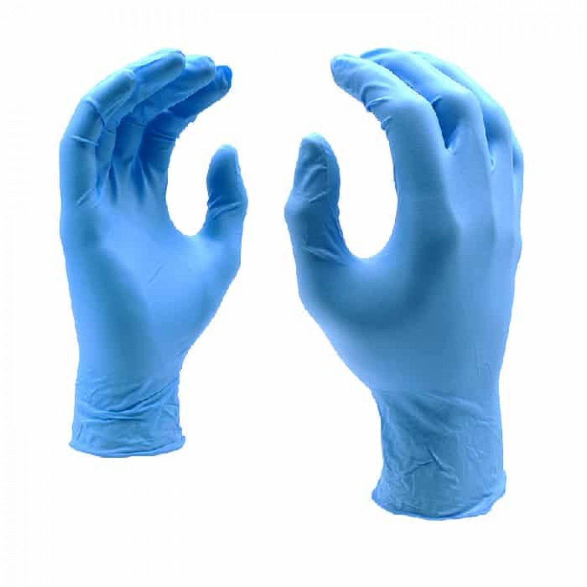 Noah Gloves - Blue Nitrile Gloves - Large
