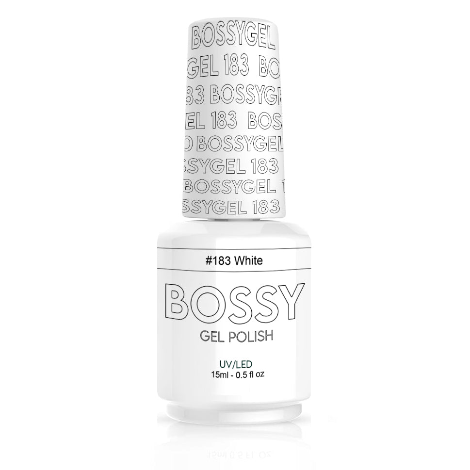 Bossy Gel - Gel Polish (15 ml) # BS183 White