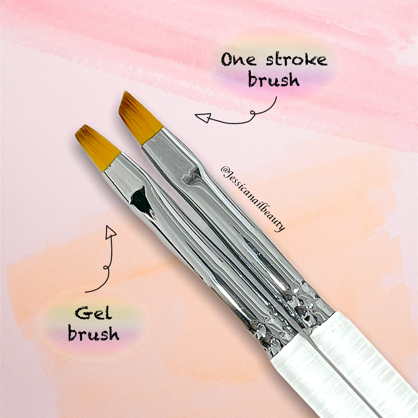 Kolinsky - White One Stroke / Angular Paint Brush #2