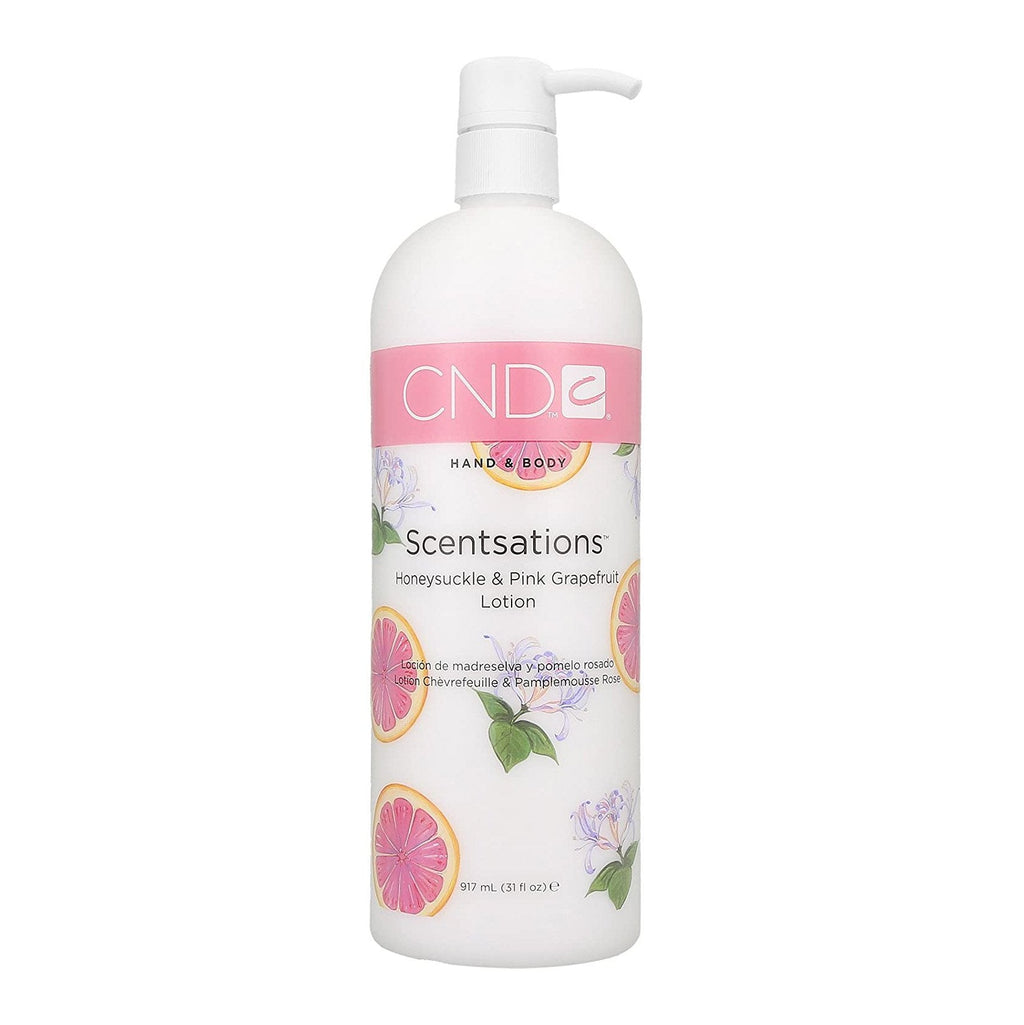 CND Hand & Body Lotion - Honeysuckle & Pink Grapefruit (917mL)
