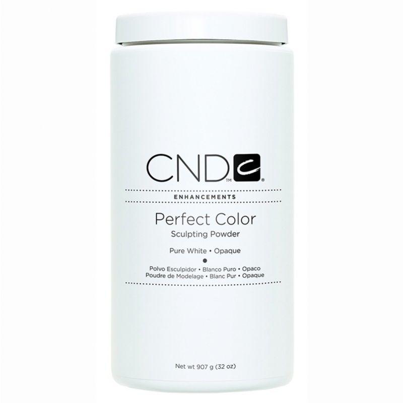 CND Perfect Color - Sculpting Powder - Acrylic Powder - Pure White Opaque (32 oz)