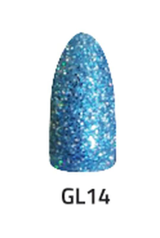 Chisel Nail Art - Dipping Powder Glitter 2 oz - 14