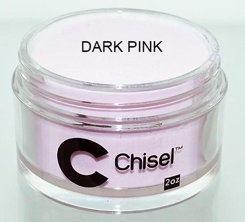 Chisel Nail Art - Dipping Powder 2 oz - Dark Pink