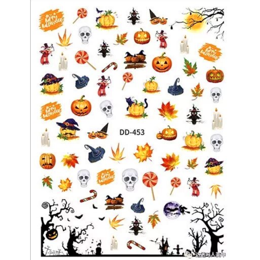 Nail Sticker - Halloween - DD453