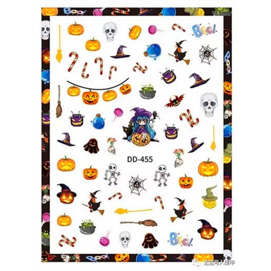 Nail Sticker - Halloween - DD455