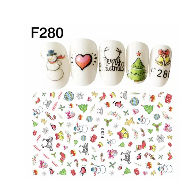 Nail Sticker - Christmas - F280