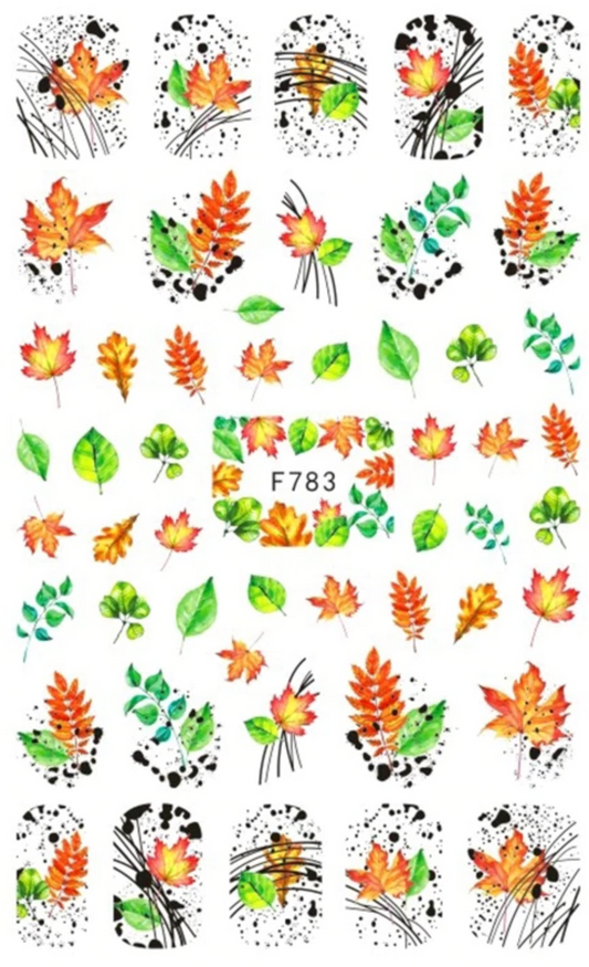 Nail Sticker - Flowers - F783