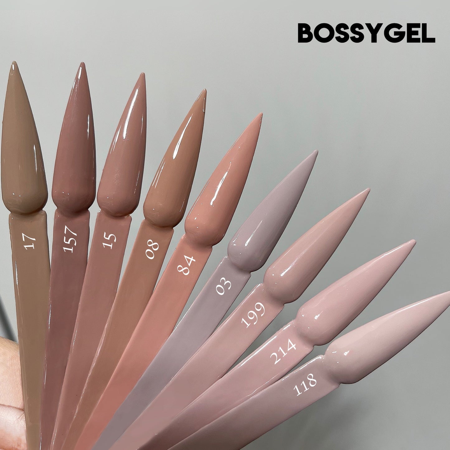 Bossy Gel Duo - Gel Polish + Nail Lacquer (15ml) # BS214