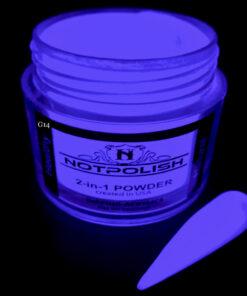 Notpolish 2-in1 Powder (Glow In The Dark) - G14 Flash Mob