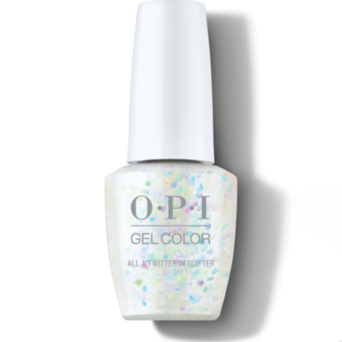 OPI Gel Color - HP M13 - All A'Twitter In Glitter
