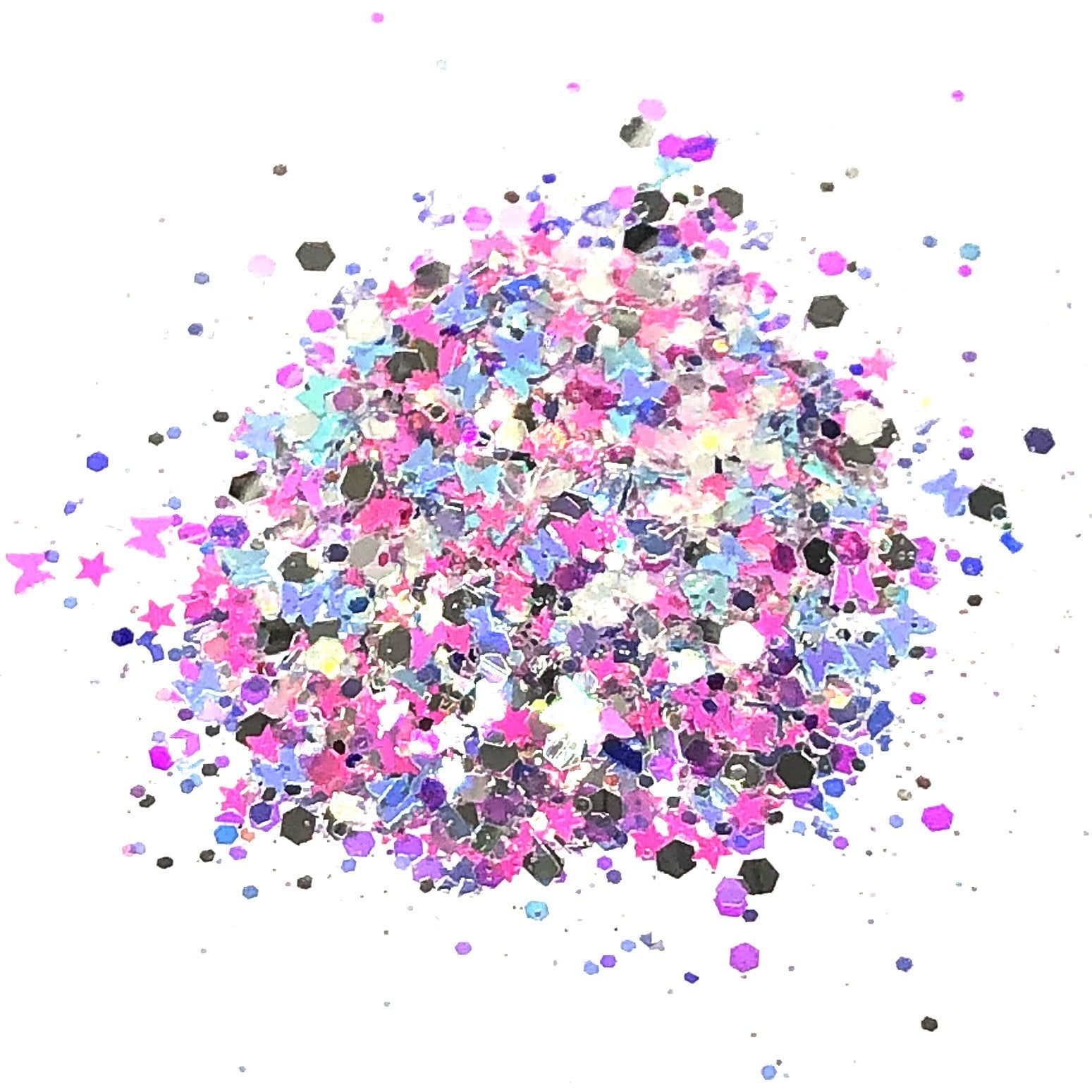 Glitter - Chunky Mixed Hexagon #03