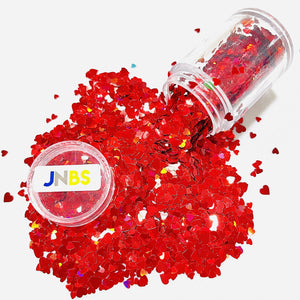 JNBS Nail Glitter - HEART (10g)