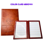 Gel Polish Display Color Book Chart Card Brown