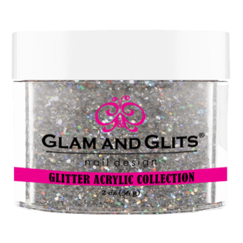 Glam And Glits - Glitter Acrylic (2oz) - 39 SILVER HOLOGRAM