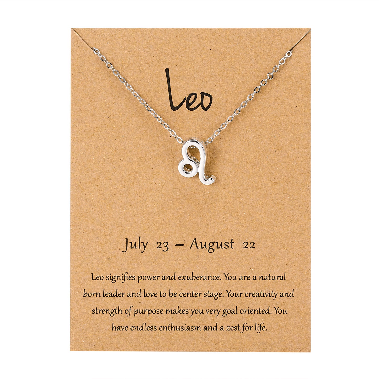 Zodiac Sign Pendant Necklace For Women 12 Constellation Jewelry Choker Charm Silver Color Chain Birthday Card Gift Female Collar