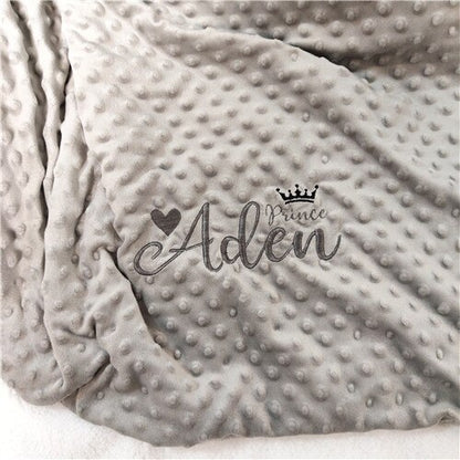 Name Personalized Newborn Baby Blanket Swaddling Baby Bedding Set Swaddle Soft Fleece Toddler Crib Bed Stroller Blanket