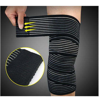 1PC 40~180cm High Elasticity Compression Bandage Sports Kinesiology Tape for Ankle Wrist Knee Calf Thigh Wraps Support Protector