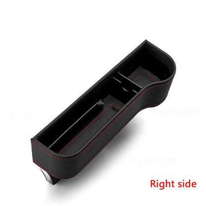 Car Seat Gap Storage Box Cup PU Leather Pocket Catcher Organizer Phone Bottle Cups Holder Multifunctional Car Accessories