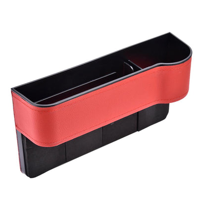 Car Seat Gap Storage Box Cup PU Leather Pocket Catcher Organizer Phone Bottle Cups Holder Multifunctional Car Accessories