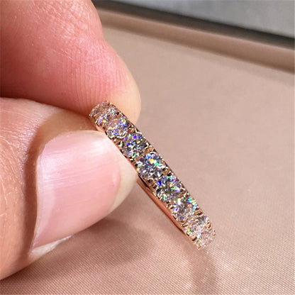 CC Rings For Women Silver Color Cubic Zirconia Ring White Stone Bridal Wedding Engagement Trendy Jewelry Bijoux Femme CC1565