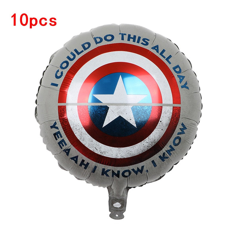 1set 3D Big Spider Super Hero Man Mylar Foil Balloon Number Foil Balloons Birthday Party Decoration Supplies Children&#39;s Gifts