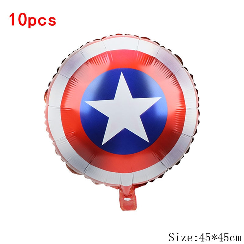 1set 3D Big Spider Super Hero Man Mylar Foil Balloon Number Foil Balloons Birthday Party Decoration Supplies Children&#39;s Gifts