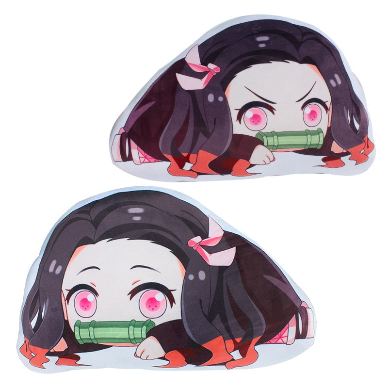 Anime Demon Slayer Kimetsu no Yaiba Kamado Nezuko Cosplay Doll Plush Stuffed Cushion Throw Pillow Toy Gift NEW Nezuko Tanjirou