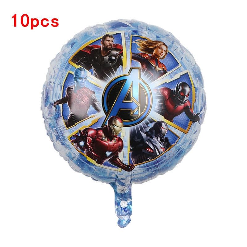 1set 3D Big Spider Super Hero Man Mylar Foil Balloon Number Foil Balloons Birthday Party Decoration Supplies Children&#39;s Gifts