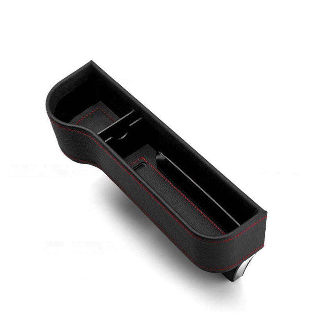 Car Seat Gap Storage Box Cup PU Leather Pocket Catcher Organizer Phone Bottle Cups Holder Multifunctional Car Accessories