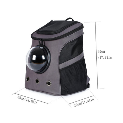 Large Pet Backpack Portable Space Capsule Breathable Window Cat Carrier Dog Bag Pets Products Accessories Portable Travel Bags