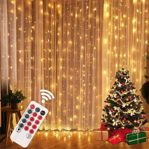 Festoon Christmas Curtain Light Garland Merry Christmas Decor For Home Christmas Ornament Xmas Gifts Navidad 2023 New Year 2024