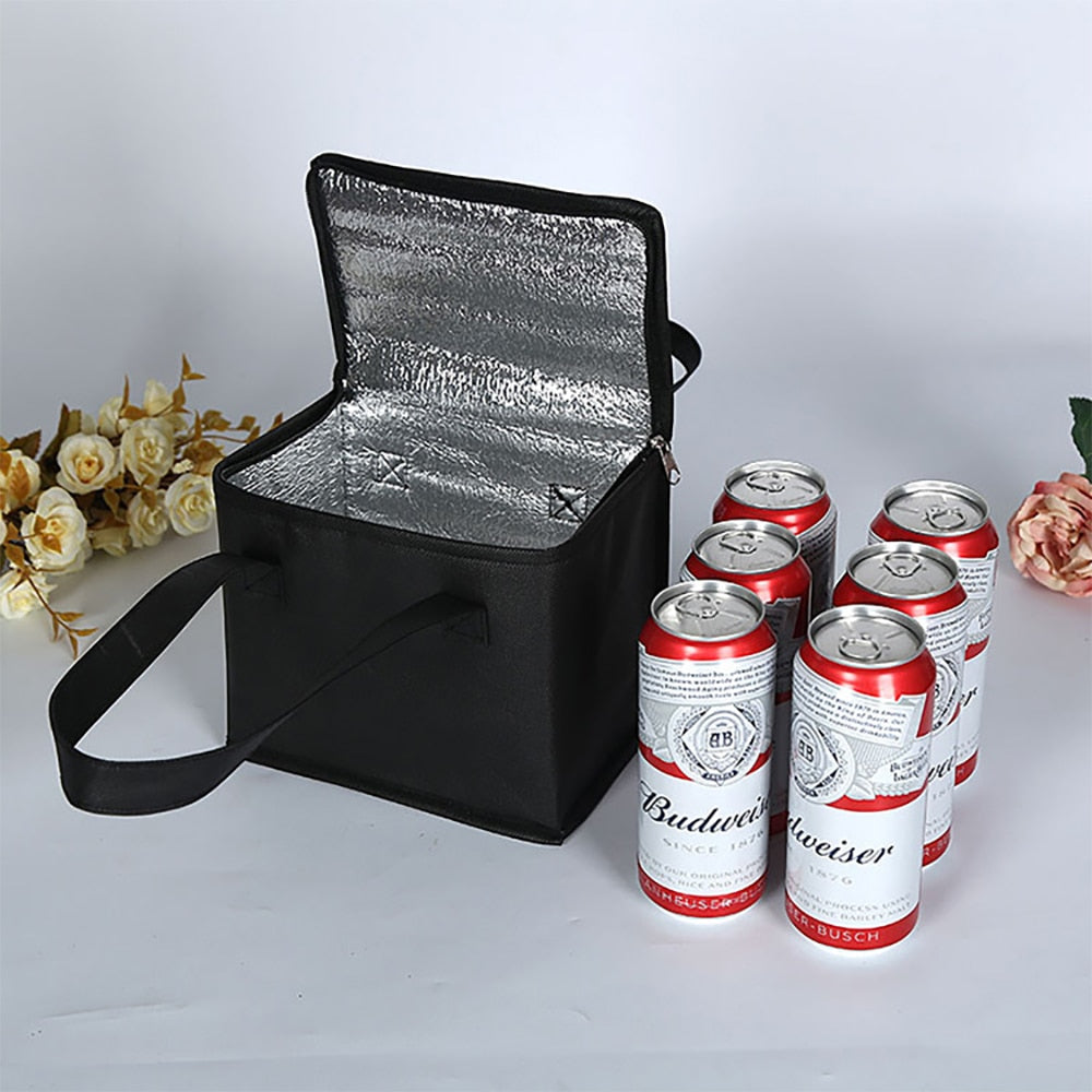 2023 Thermal Bag Insulated Beer Cooler Box Outdoor Picnic Lunch Bento Bags Trip BBQ Meal Drink Zip Pack Camping Supplies 아이스박스