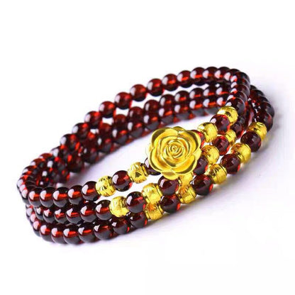 Feng Shui Men's Lucky Prayer Beads Bracelet for Men Women Wristband Gold Color Pixiu Wealth and Good Luck Changing Bracelets