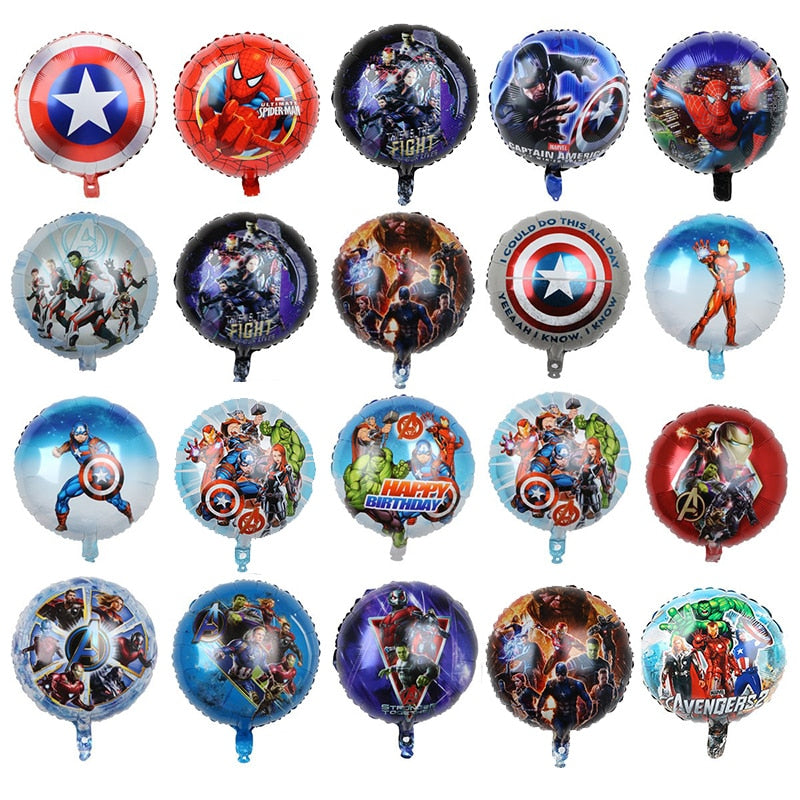 1set 3D Big Spider Super Hero Man Mylar Foil Balloon Number Foil Balloons Birthday Party Decoration Supplies Children&#39;s Gifts