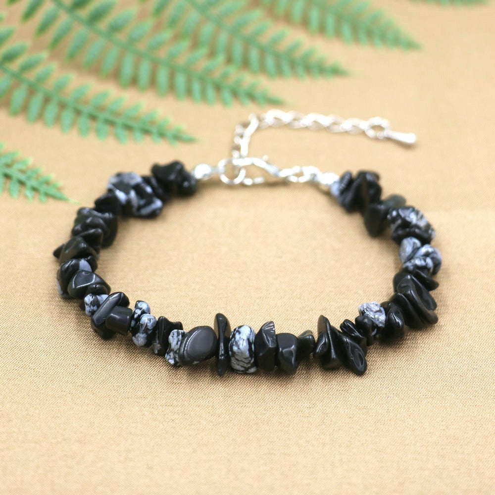 35 Styles Natural Chip Stone Women Bracelet Tiger Eye Lapis Lazuli Labradorite Beads Bracelets For Women Healing Energy Bracelet