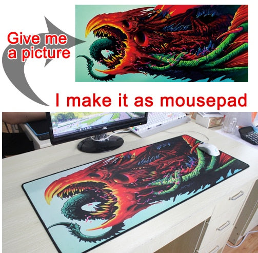 Mairuige Large Sizes DIY Custom Mouse Pad Mat Anime Gaming Mousepad L XL Game Customized NO Lock Edge Desk for CS GO DOTA