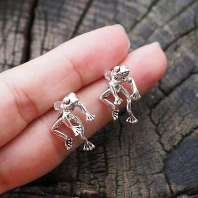 Frog Earrings Childlike Women Earrings Kawaii Frog Earring Animal Party Jewelry for Women