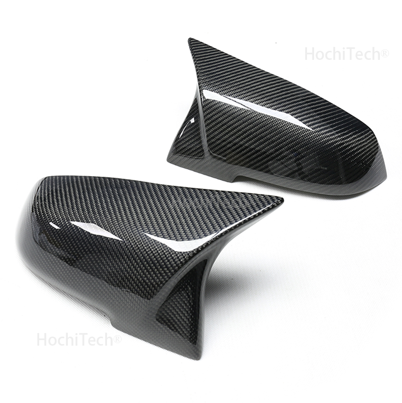 2 pieces Rearview Mirror Cover Cap Carbon Black for BMW Series 1 2 3 4 X M 220i 328i 420i F20 F21 F22 F23 F30 F32 F33 F36 X1