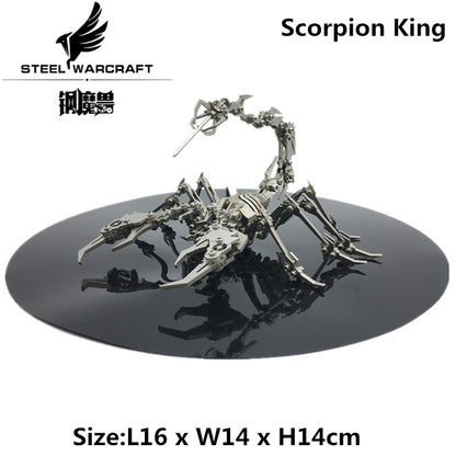 3D Metal Model Chinese Zodiac Dinosaurs western fire dragon DIY Assembly models Toys Collection Desktop For Adult Children