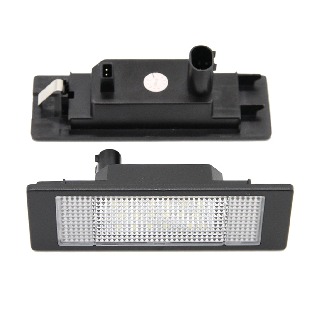 2XCar License Number Plate LED Light for BMW E81 E87 E63 E64 E89 Z4 F20 F21 MINI R55 R60 R61 Fiat Light Source CANBUS Trunk Lamp