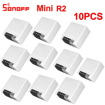 Sonoff Mini R2/Basic DIY Smart Switch Small Ewelink Remote Control Wifi Switch Support An External Work with Alexa Google Home