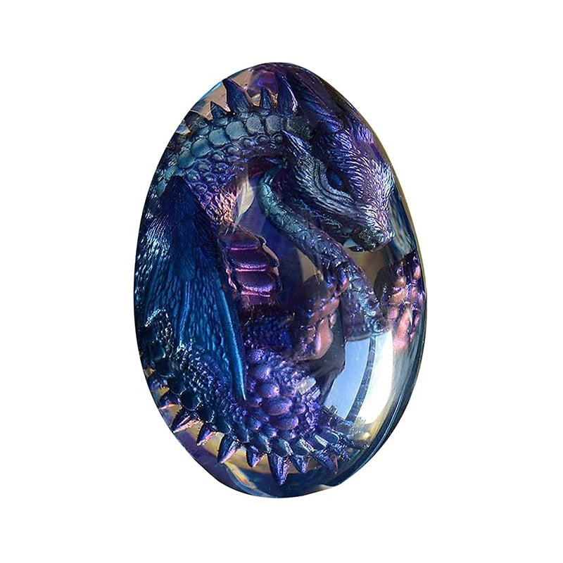 Crystal Lava Dragon Egg Ornamental Collection Decor Dinosaur Egg Statue Resin Dragon Egg Minerale Gemstone Home Decoration