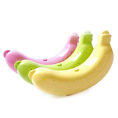 2022 Plastic Banana Protector Container Box Holder Case Food Lunch Fruit Storage Box for OutdoorTravel Cute Banana Case