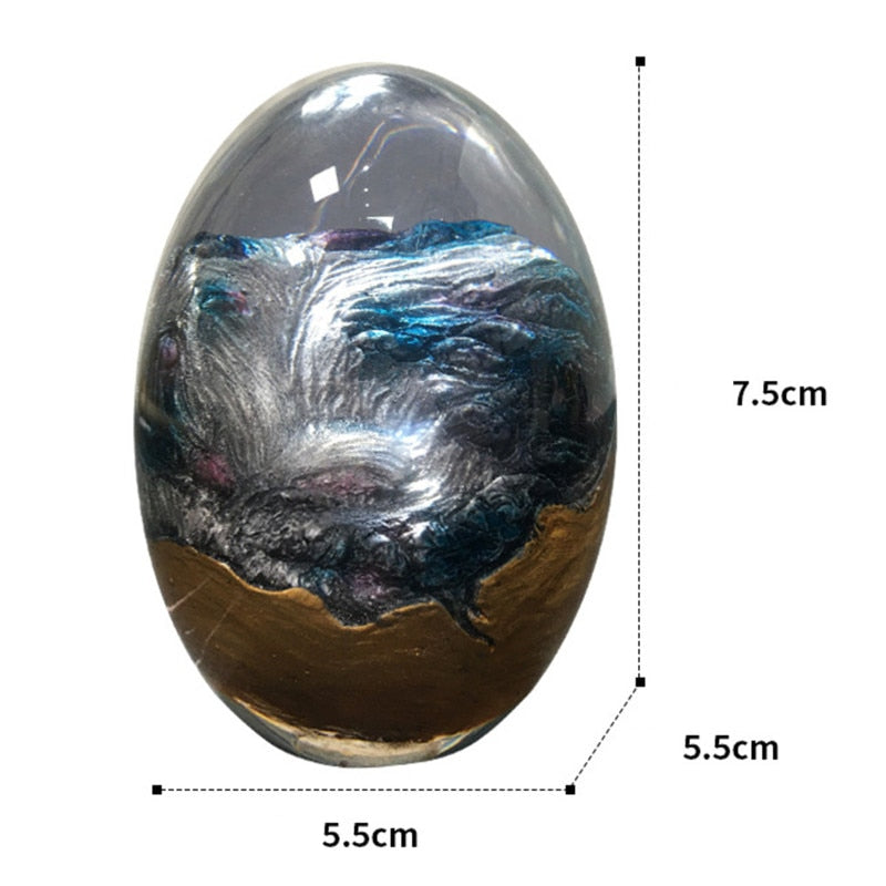 Crystal Lava Dragon Egg Ornamental Collection Decor Dinosaur Egg Statue Resin Dragon Egg Minerale Gemstone Home Decoration